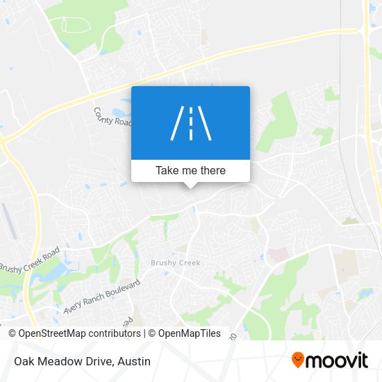Mapa de Oak Meadow Drive