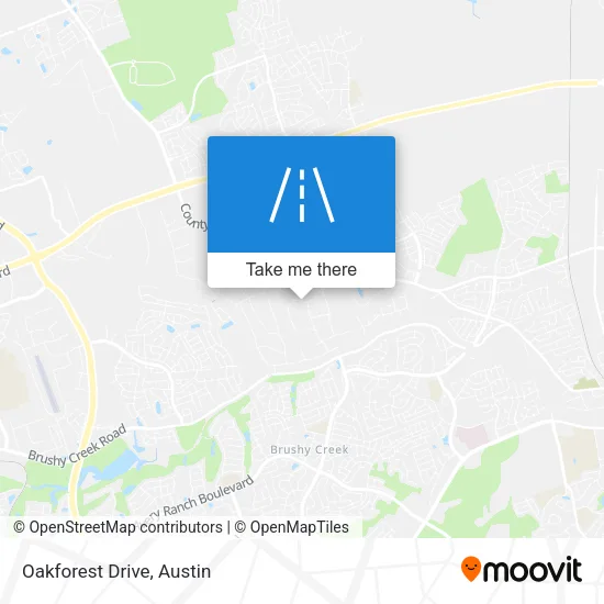 Oakforest Drive map