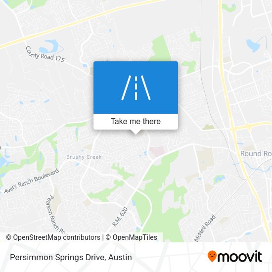 Persimmon Springs Drive map