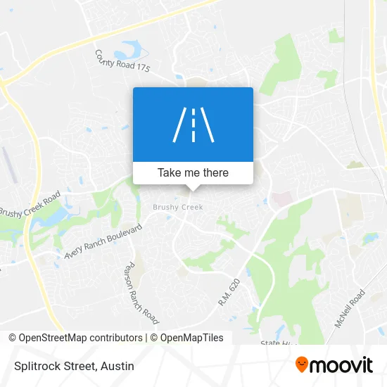 Splitrock Street map