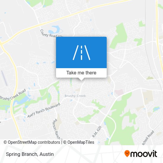 Mapa de Spring Branch
