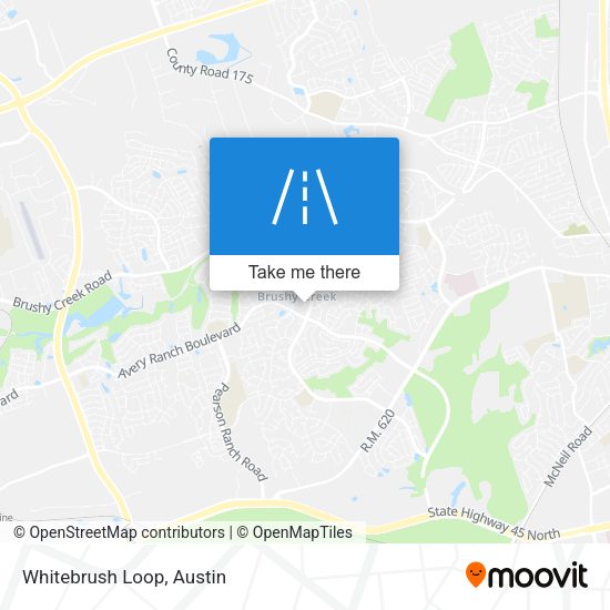 Mapa de Whitebrush Loop