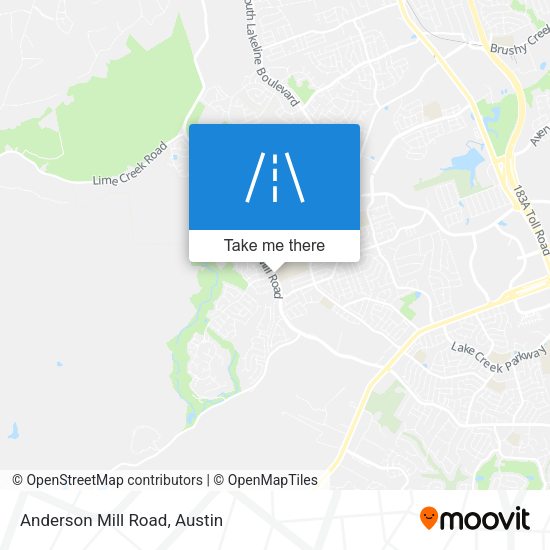 Mapa de Anderson Mill Road