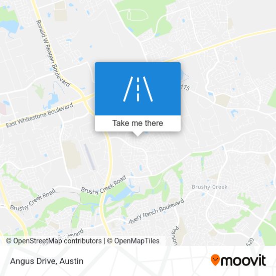 Angus Drive map