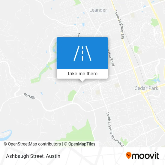 Ashbaugh Street map