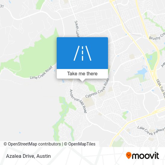 Mapa de Azalea Drive