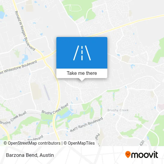 Barzona Bend map