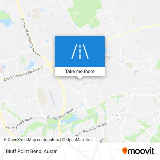 Mapa de Bluff Point Bend