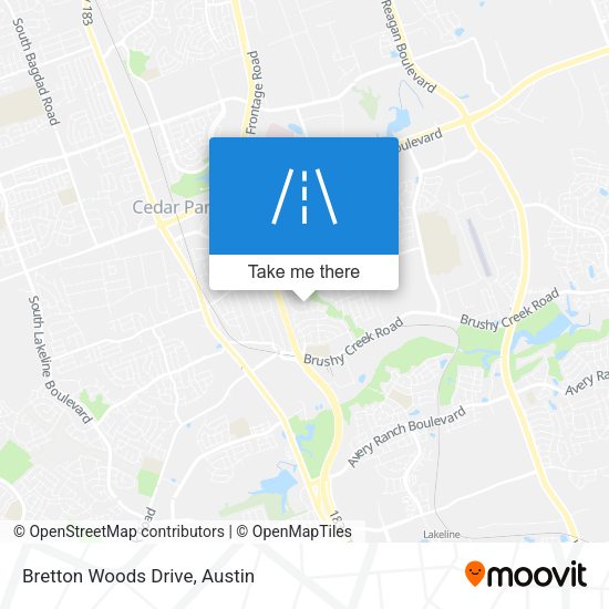 Mapa de Bretton Woods Drive