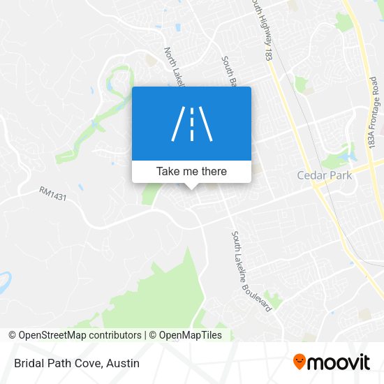 Mapa de Bridal Path Cove