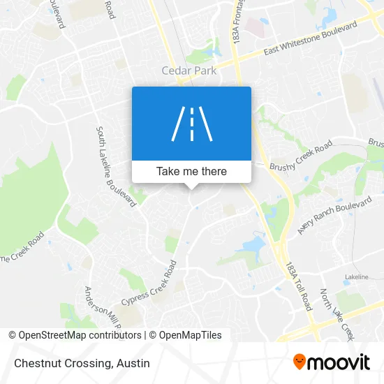 Chestnut Crossing map