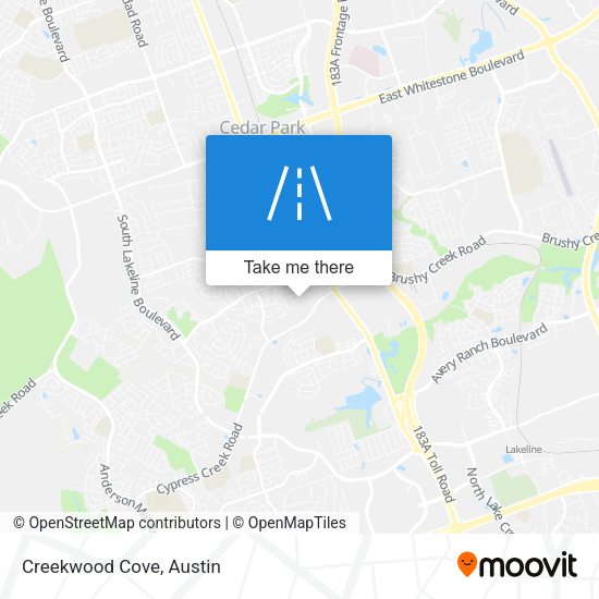 Mapa de Creekwood Cove
