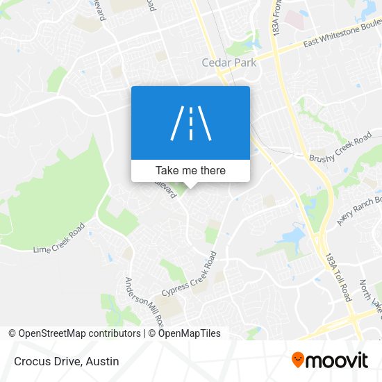 Mapa de Crocus Drive