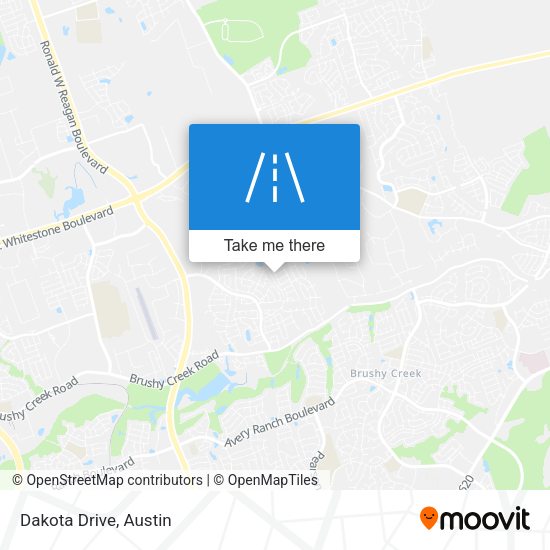 Mapa de Dakota Drive