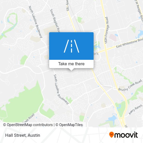 Mapa de Hall Street