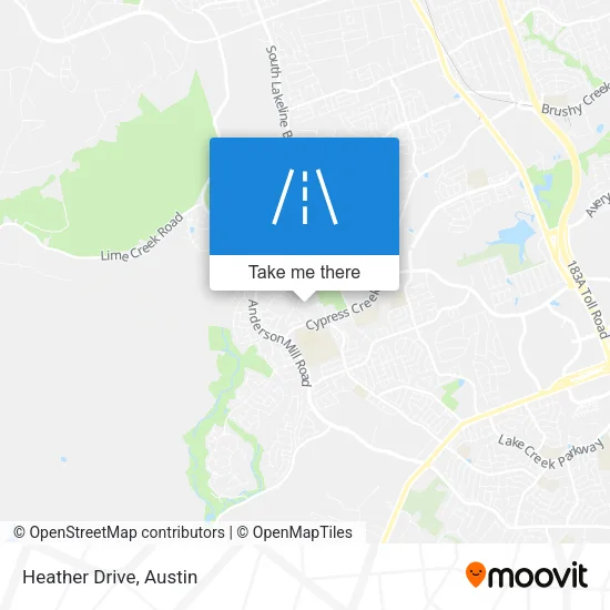 Heather Drive map