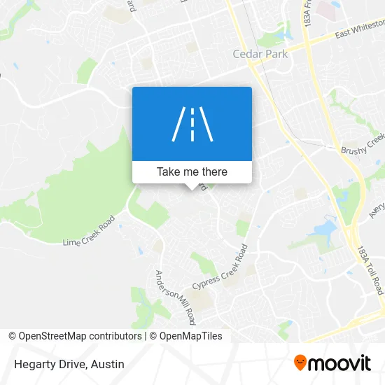 Hegarty Drive map