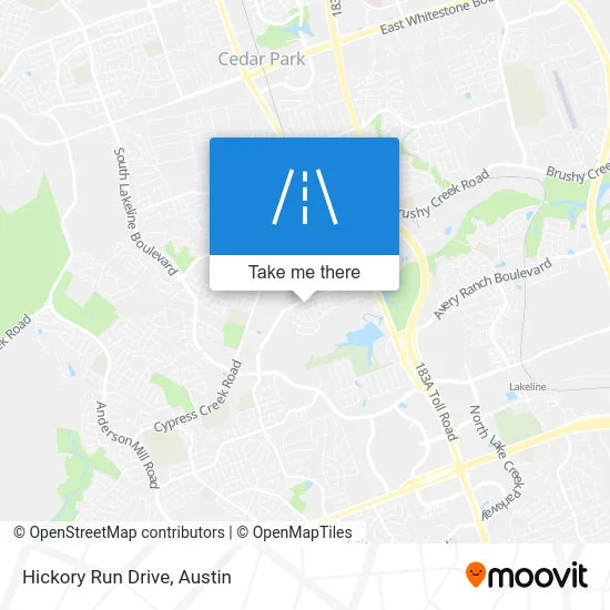 Hickory Run Drive map