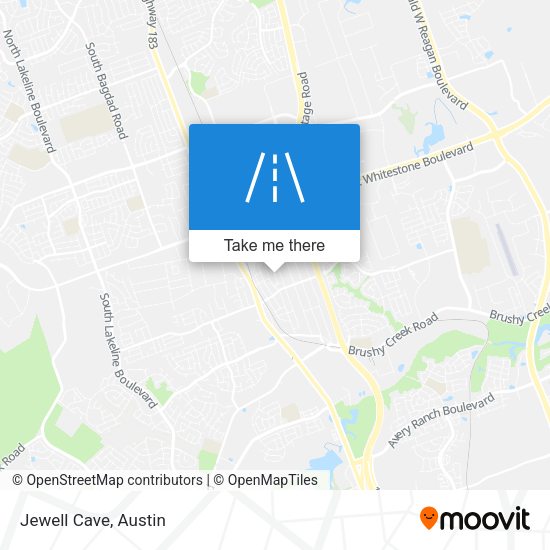 Mapa de Jewell Cave
