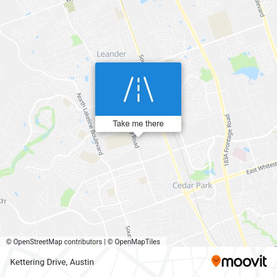 Kettering Drive map