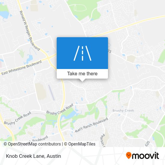 Mapa de Knob Creek Lane