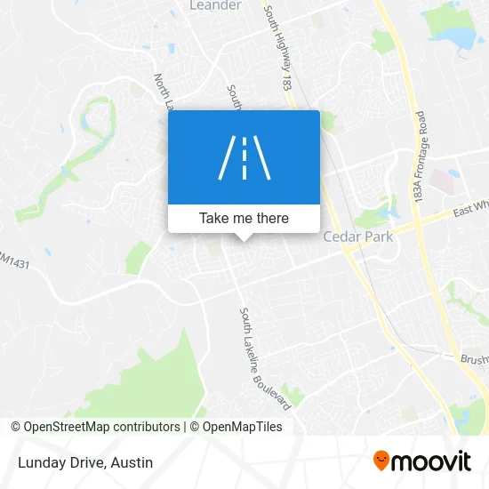 Lunday Drive map
