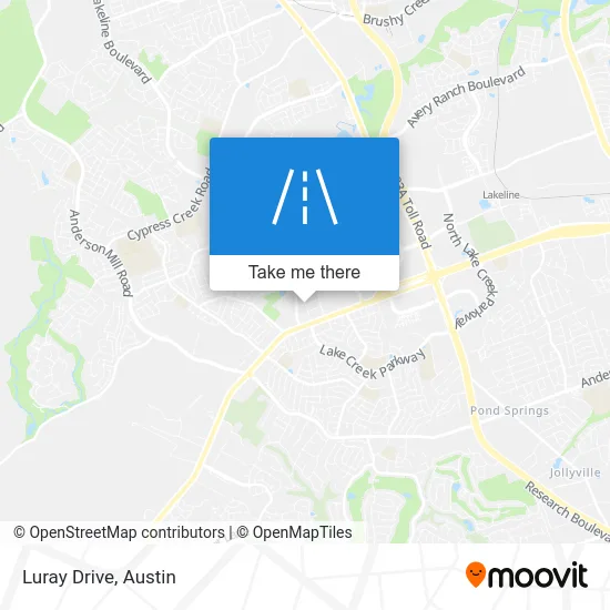 Luray Drive map
