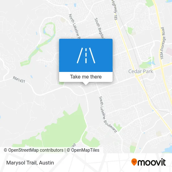 Marysol Trail map