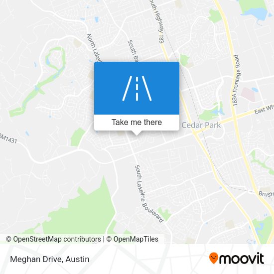 Meghan Drive map