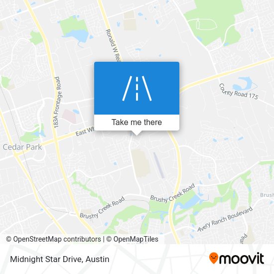 Mapa de Midnight Star Drive