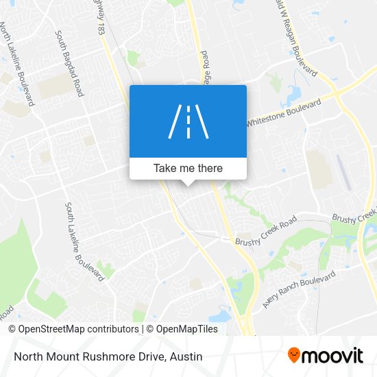 Mapa de North Mount Rushmore Drive