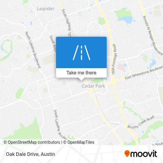 Mapa de Oak Dale Drive