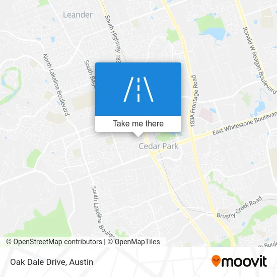 Oak Dale Drive map