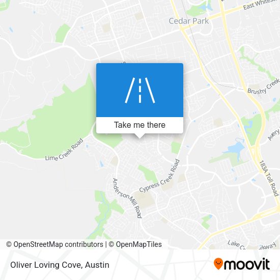 Mapa de Oliver Loving Cove