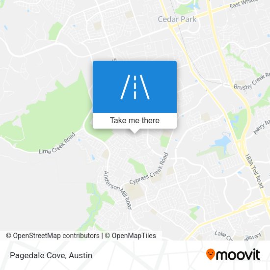 Mapa de Pagedale Cove
