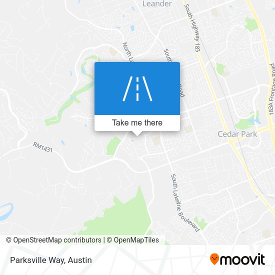 Mapa de Parksville Way