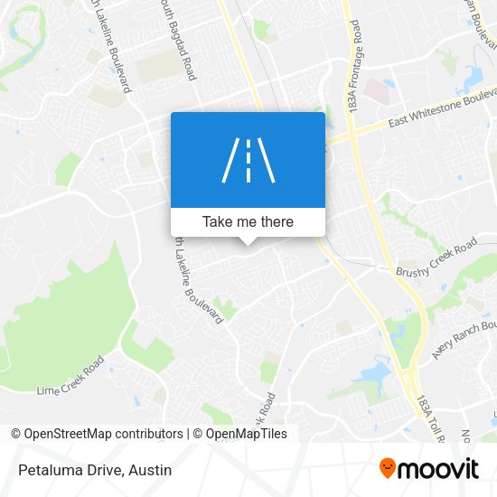 Mapa de Petaluma Drive