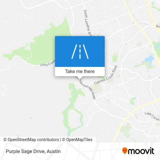 Purple Sage Drive map