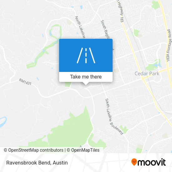 Ravensbrook Bend map