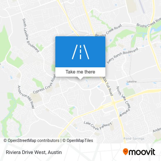 Mapa de Riviera Drive West
