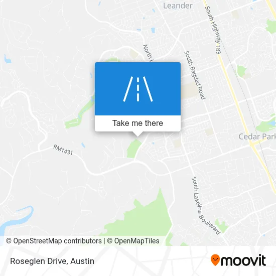 Roseglen Drive map