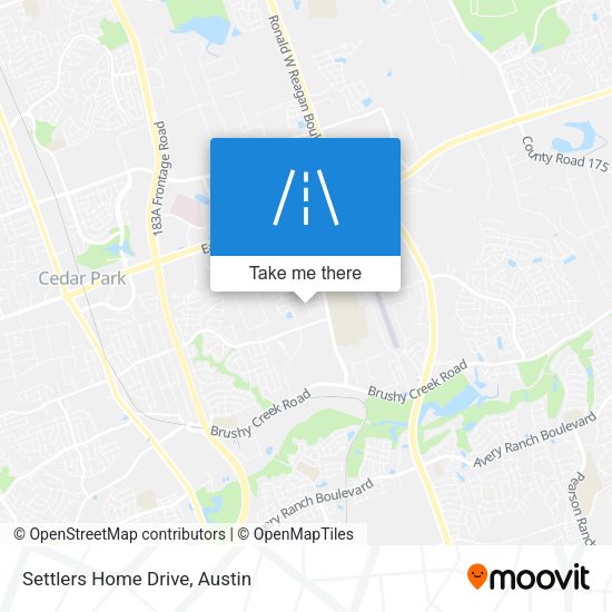 Mapa de Settlers Home Drive