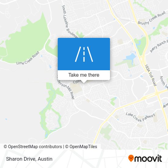 Mapa de Sharon Drive