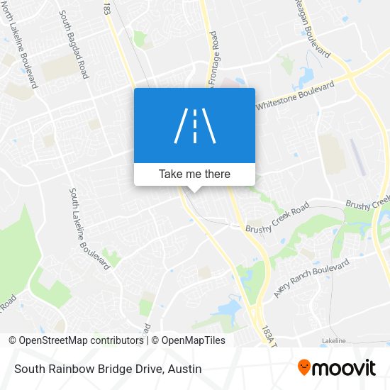 South Rainbow Bridge Drive map