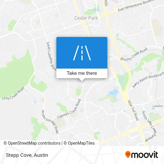Stepp Cove map