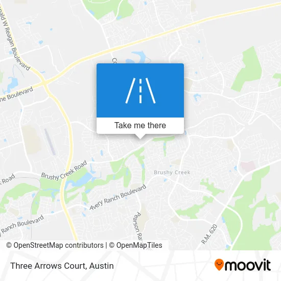 Three Arrows Court map