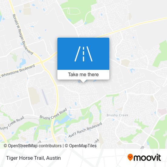 Mapa de Tiger Horse Trail