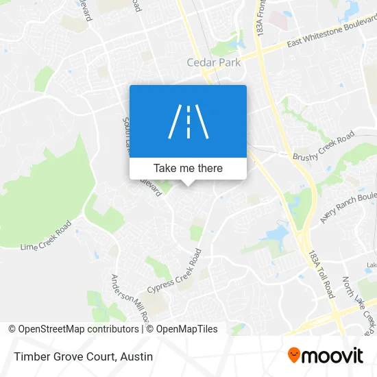 Timber Grove Court map