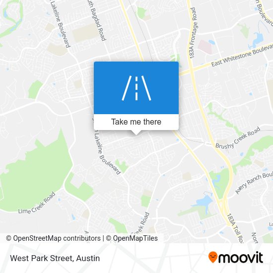 Mapa de West Park Street