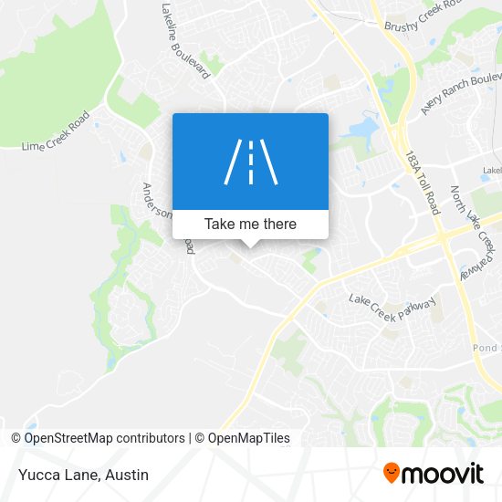 Mapa de Yucca Lane